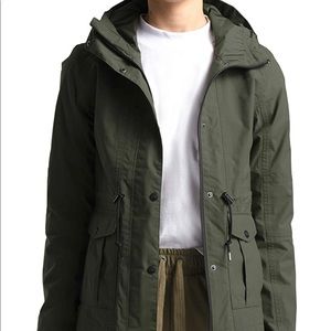 Taupe Green The North Face Zoomie Jacket